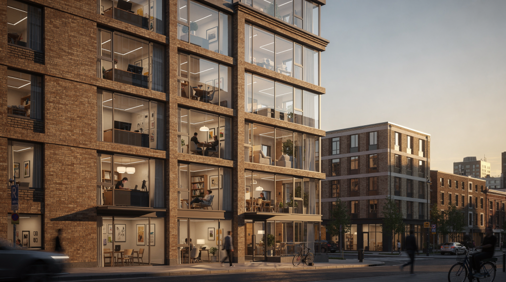 Creating a Visual Narrative Through a Building