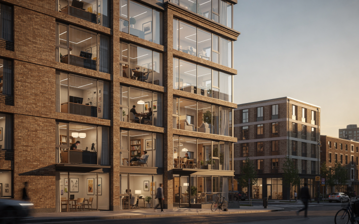 Creating a Visual Narrative Through a Building